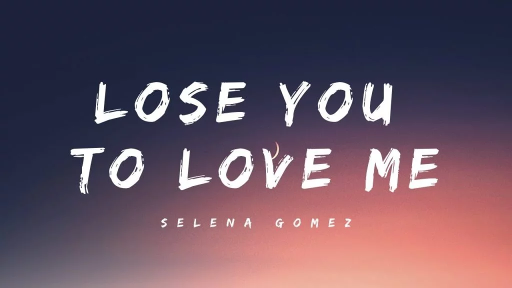 LYRICS OF LOSE YOU TO LOVE ME