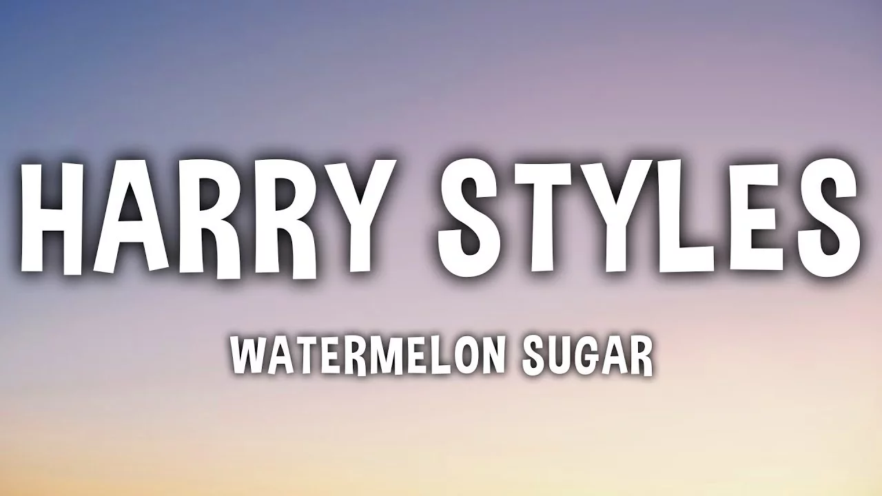watermelon sugar lyrics
