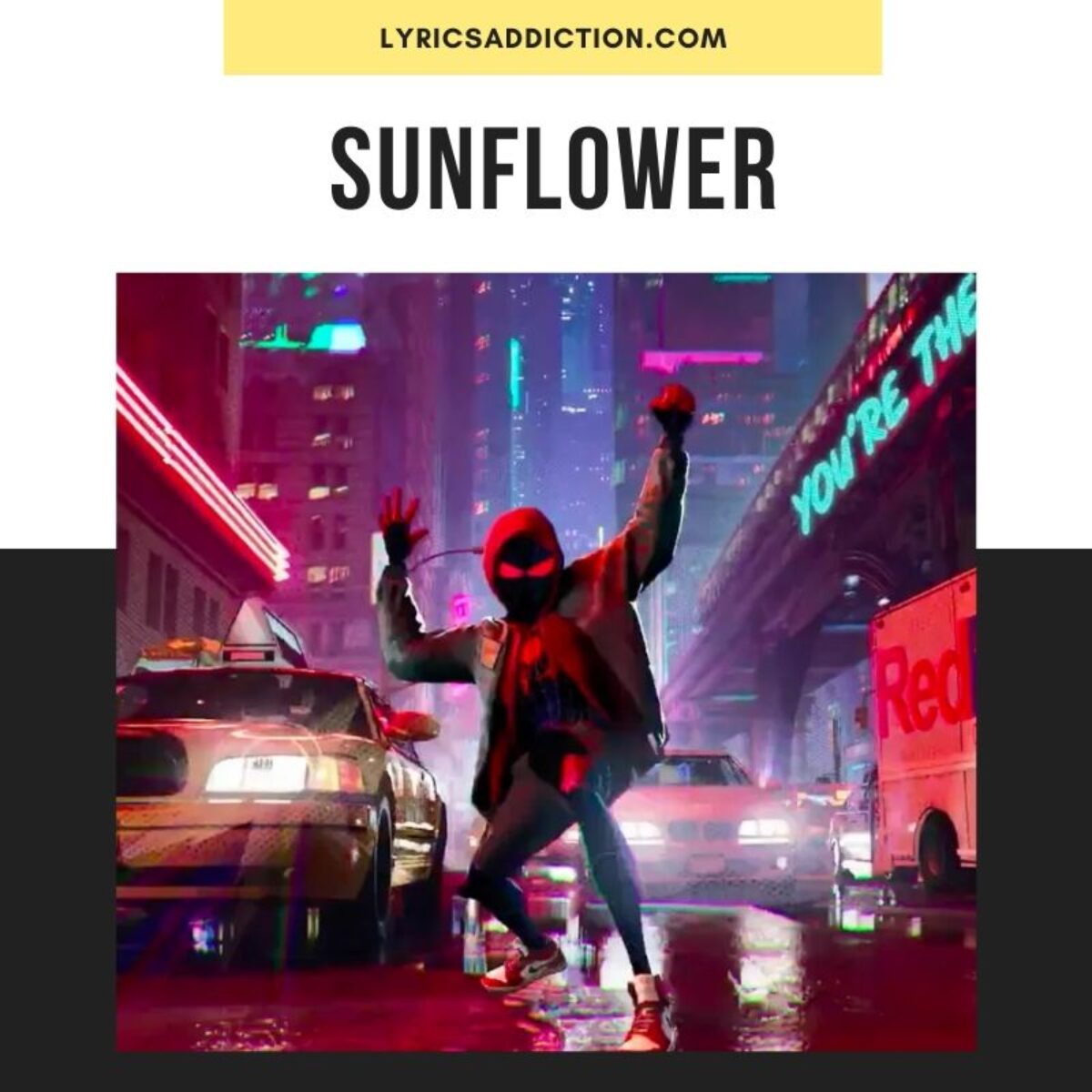 lyrics post malone sunflower lyrics post malone sunflower