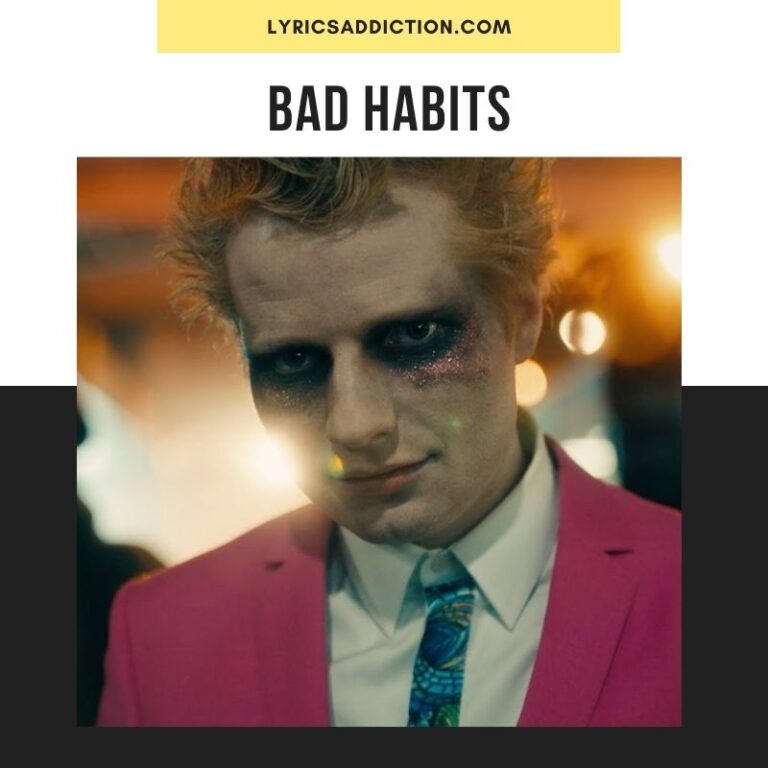 ed sheeran bad habits album cover